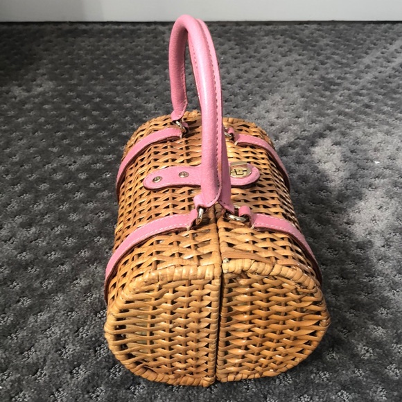 Kate Spade Pink Basket Purse - Picture 2 of 5